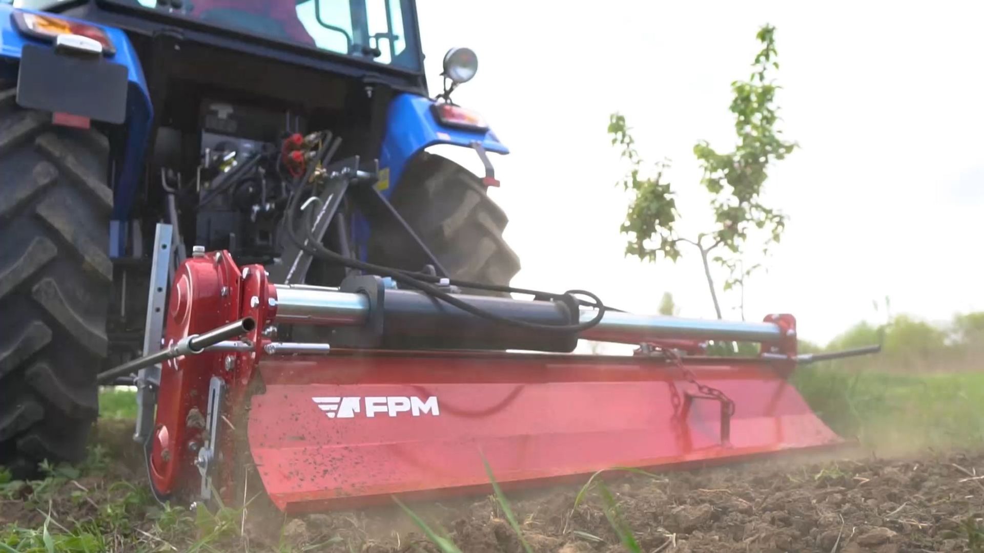 MZ2S - Fraise rotative déportable pour tracteurs jusqu'à 25 CV