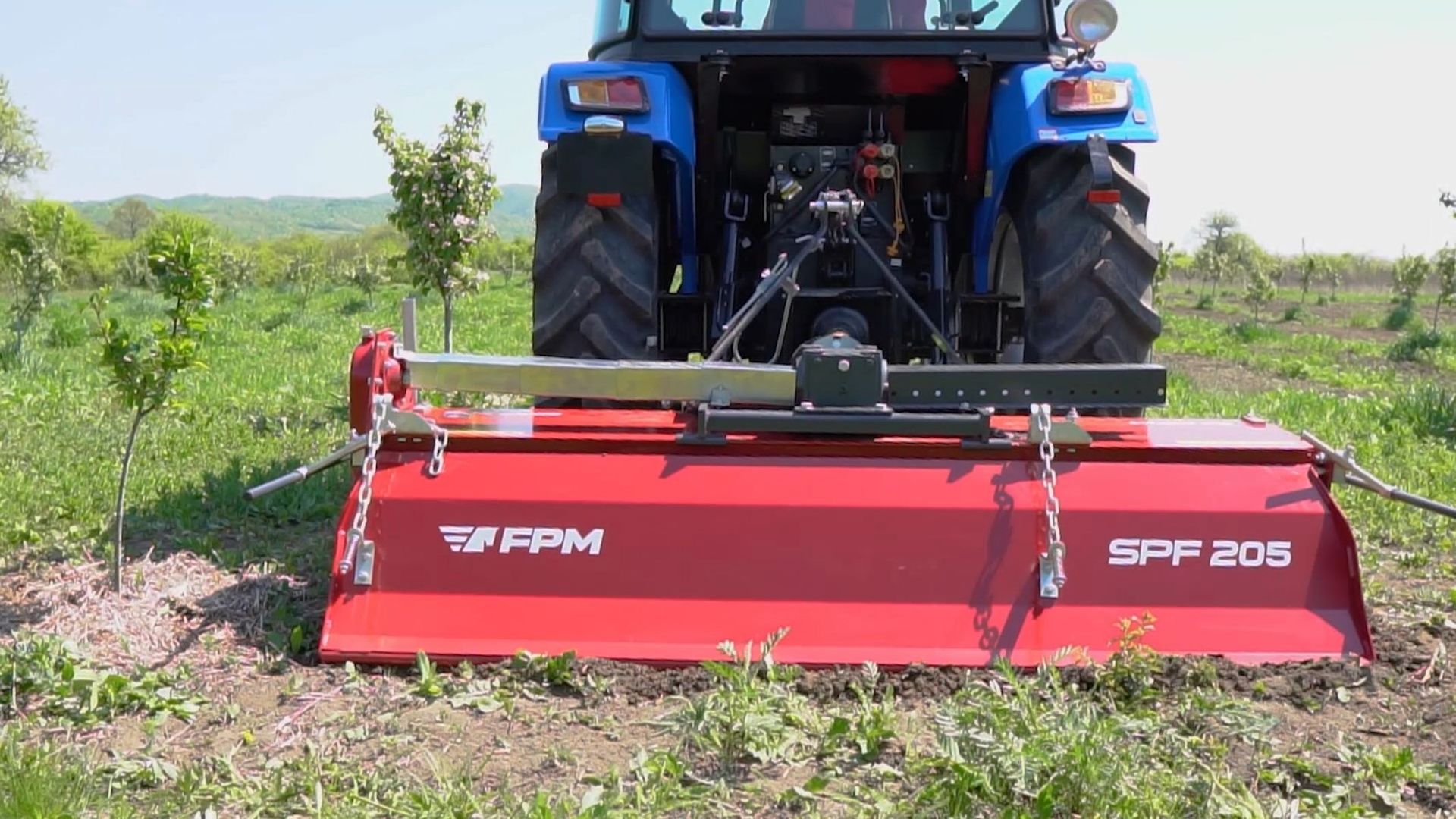 MZ2S - Fraise rotative déportable pour tracteurs jusqu'à 25 CV